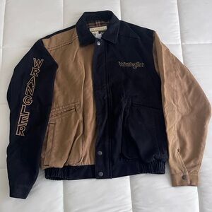 Wrangler Heavyweight Flannel-Lined Color Block Jacket